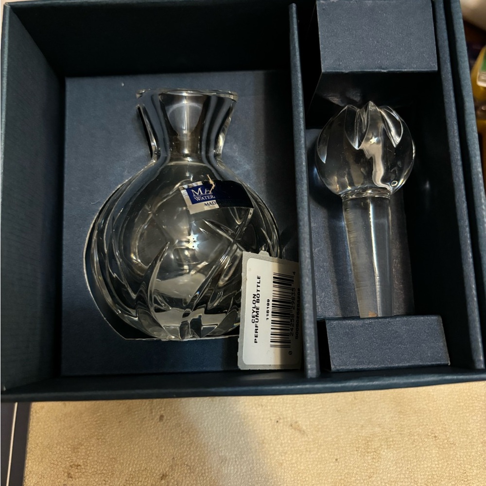 NEW Marquis Waterford Crystal Ceylon Perfume Bottle